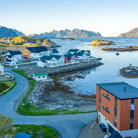 公寓 Lofoten Oceanfront Panoramic *