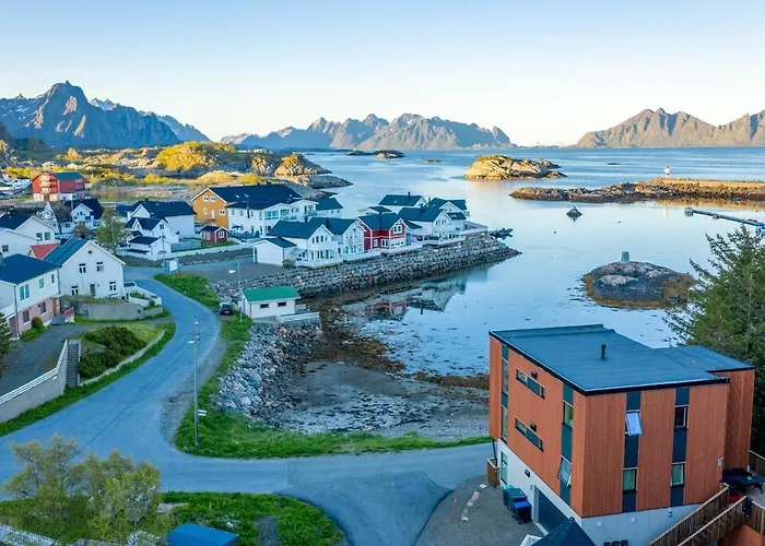 公寓 Lofoten Oceanfront Panoramic *