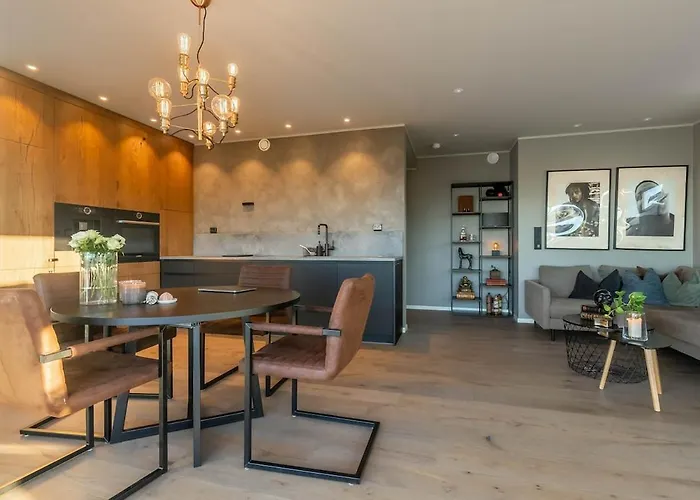 公寓 Lofoten Oceanfront Panoramic