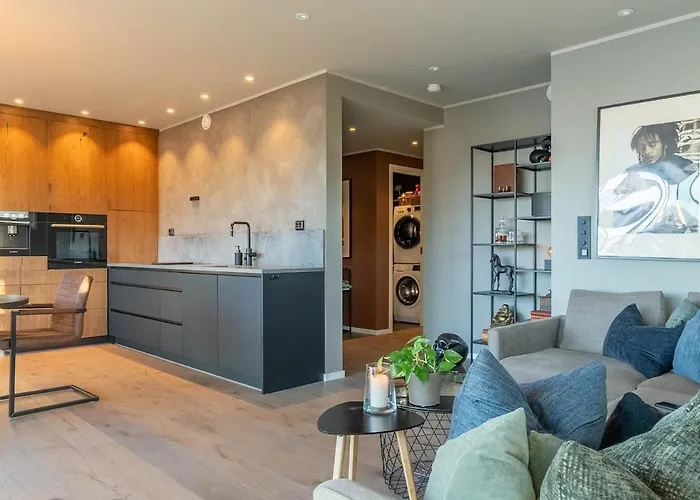 公寓 Lofoten Oceanfront Panoramic *